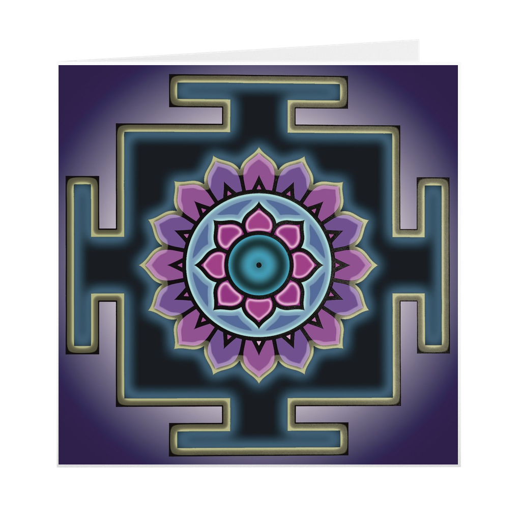Dhumavati Yantra folded cards | Gouranga -Store