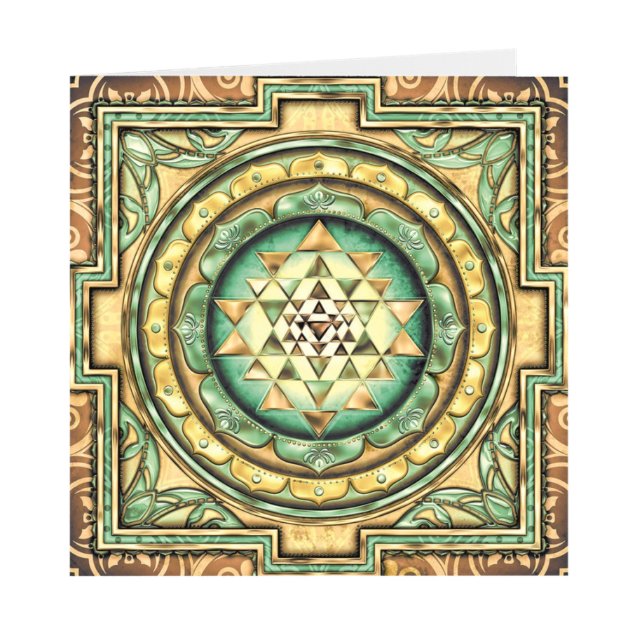 Dhumavati Yantra folded cards | Gouranga -Store